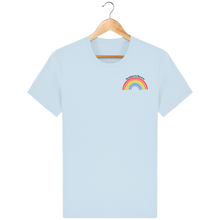 Load image into Gallery viewer, Tee Shirt Unisexe 100% Bio SOMEWHERE OVER THE RAINBOW by Logane Lambert
