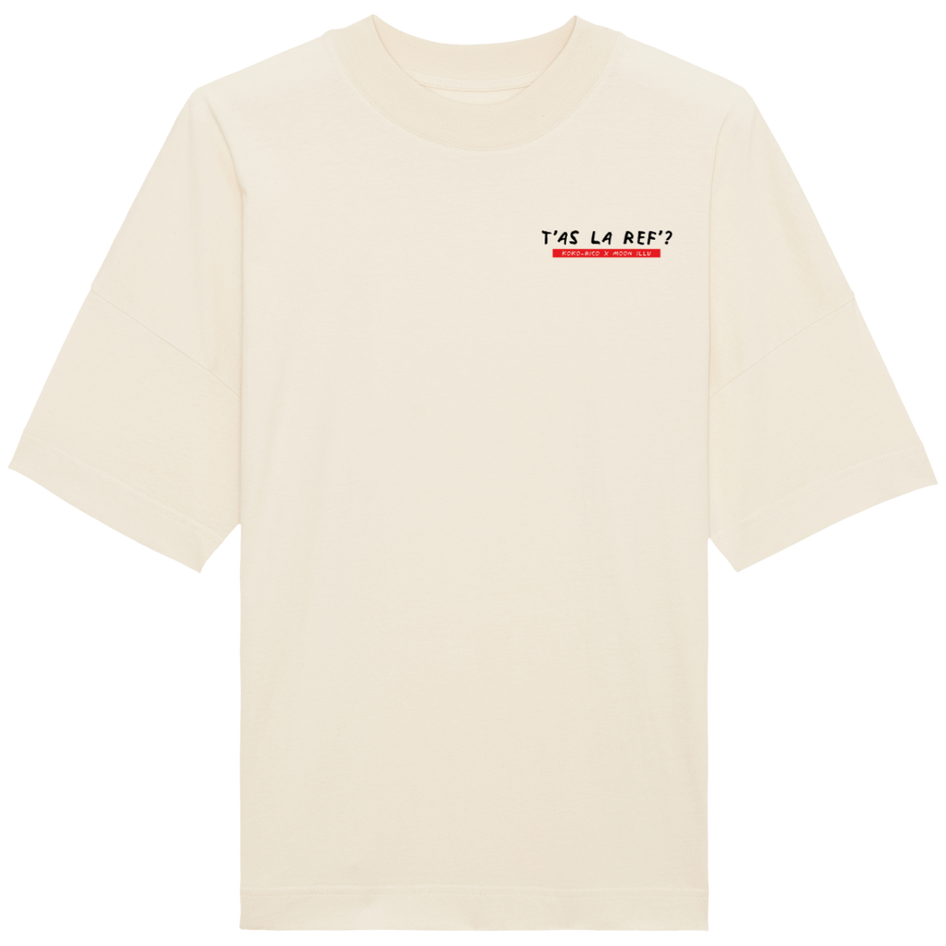 T-Shirt Oversized Col montant Unisexe - 