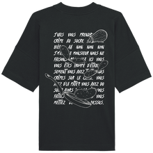 Load image into Gallery viewer, T-Shirt Oversized Col montant Unisexe - T&#39;as la ref - LB - by Moon Illu

